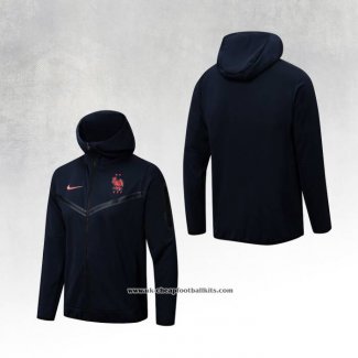 Chaqueta con Capucha del France 2022-2023 Blue