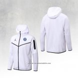 Chaqueta con Capucha del Paris Saint-Germain 2022-2023 White