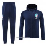 Hooded Tracksuit Italy 2022-2023 Blue