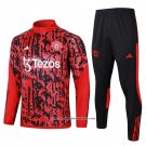 Sweatshirt Tracksuit Manchester United 2023-2024 Red