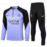 Sweatshirt Tracksuit Paris Saint-Germain 2023-2024 Violet Claro