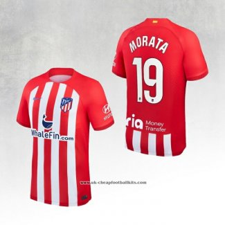 Atletico Madrid Player Morata Home Shirt 2023-2024