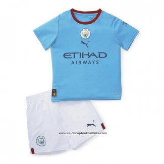 Manchester City Home Shirt 2022-2023 Kid