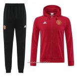 Hooded Tracksuit Manchester United 2022-2023 Red