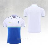 Juventus Shirt Polo 2022-2023 White and Blue