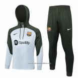 Sweatshirt Tracksuit Barcelona 2023-2024 Grey Claro