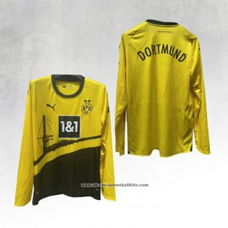 Borussia Dortmund Home Shirt 2023-2024 Long Sleeve