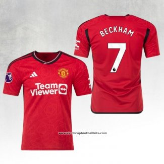 Manchester United Player Beckham Home Shirt 2023-2024