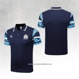 Olympique Marseille Shirt Polo 2022-2023 Blue Marino