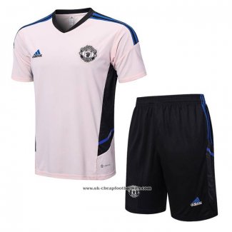 Tracksuit Manchester United 2022-2023 Short Sleeve Rosa - Shorts