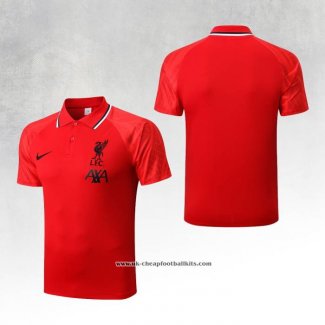 Liverpool Shirt Polo 2022-2023 Red