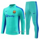 Sweatshirt Tracksuit Barcelona 2023-2024 Green