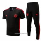 Tracksuit Bayern Munich 2022-2023 Short Sleeve Black