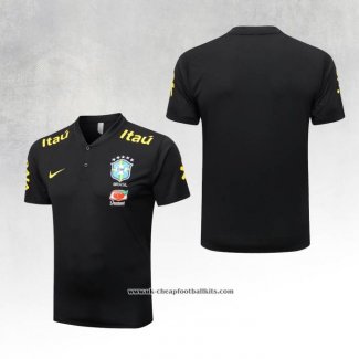 Brazil Shirt Polo 2022-2023 Black