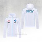 Chaqueta con Capucha del Napoli 2022-2023 White