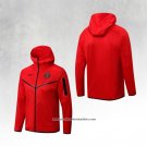 Chaqueta con Capucha del Paris Saint-Germain 2022-2023 Red