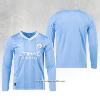 Manchester City Home Shirt 2023-2024 Long Sleeve