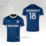 Olympique Marseille Player Malinovskyi Away Shirt 2023-2024