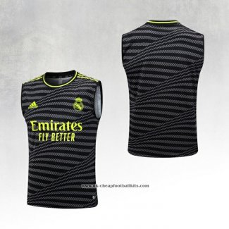 Real Madrid Training Shirt 2023-2024 Without Sleeves Black