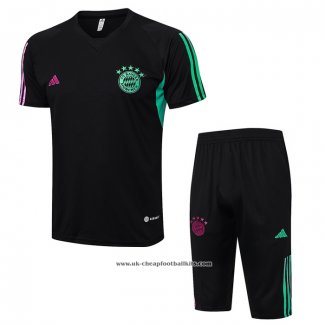 Tracksuit Bayern Munich 2023-2024 Short Sleeve Black - Shorts