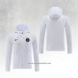 Chaqueta con Capucha del Paris Saint-Germain 2022-2023 White