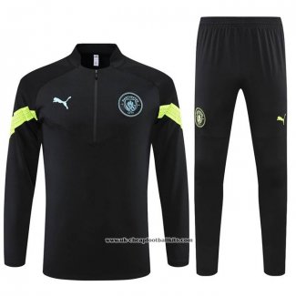 Sweatshirt Tracksuit Manchester City 2022-2023 Black