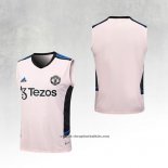 Manchester United Training Shirt 2023-2024 Without Sleeves Rosa