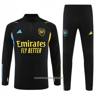 Sweatshirt Tracksuit Arsenal 2023-2024 Kid Black