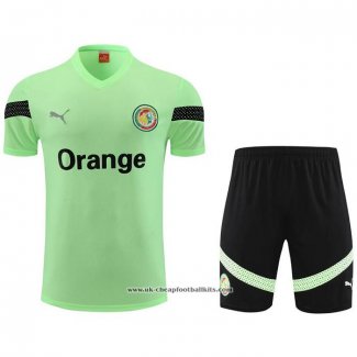 Tracksuit Senegal 2023-2024 Short Sleeve Green - Shorts