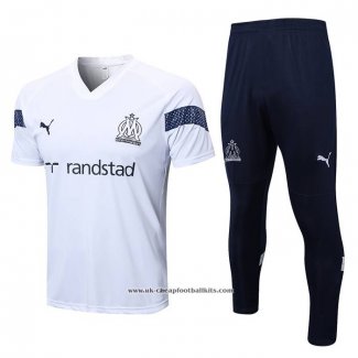 Tracksuit Olympique Marseille 2022-2023 Short Sleeve White