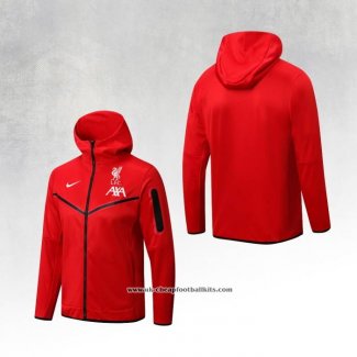 Chaqueta con Capucha del Liverpool 2022-2023 Red