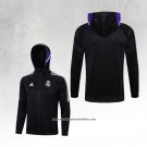 Chaqueta con Capucha del Real Madrid 2022-2023 Black