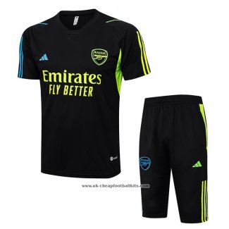 Tracksuit Arsenal 2023-2024 Short Sleeve Black - Shorts