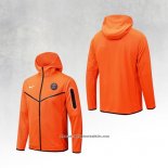 Chaqueta con Capucha del Paris Saint-Germain 2022-2023 Orange