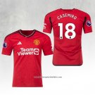 Manchester United Player Casemiro Home Shirt 2023-2024