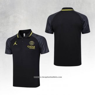 Paris Saint-Germain Shirt Polo Jordan 2023-2024 Black