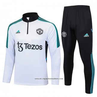 Sweatshirt Tracksuit Manchester United 2023-2024 White