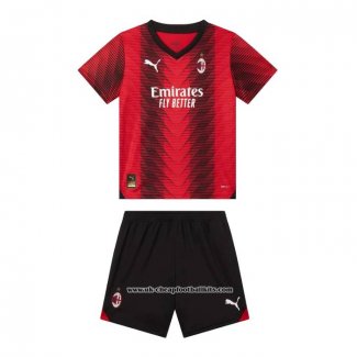 AC Milan Home Shirt 2023-2024 Kid