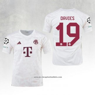 Bayern Munich Player Davies Third Shirt 2023-2024