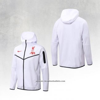 Chaqueta con Capucha del Liverpool 2022-2023 White