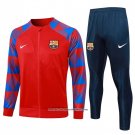 Jacket Tracksuit Barcelona 2023-2024 Kid Red