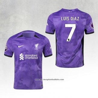 Liverpool Player Luis Diaz Third Shirt 2023-2024