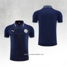 Manchester City Shirt Polo 2022-2023 Blue Marino