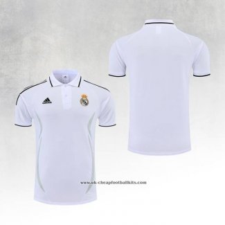 Real Madrid Shirt Polo 2022-2023 White