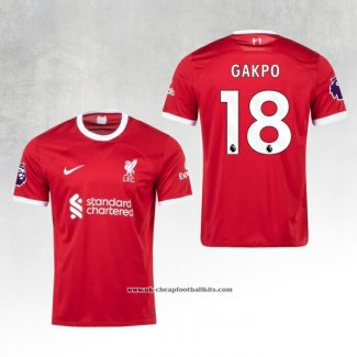 Liverpool Player Gakpo Home Shirt 2023-2024