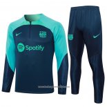 Sweatshirt Tracksuit Barcelona 2023-2024 Blue