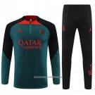 Sweatshirt Tracksuit Paris Saint-Germain Jordan 2022-2023 Green