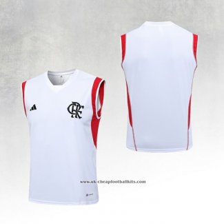 Flamengo Training Shirt 2023-2024 Without Sleeves White