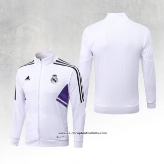 Jacket Real Madrid 2022-2023 White and Purpura