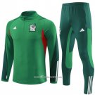 Sweatshirt Tracksuit Mexico 2023-2024 Kid Green